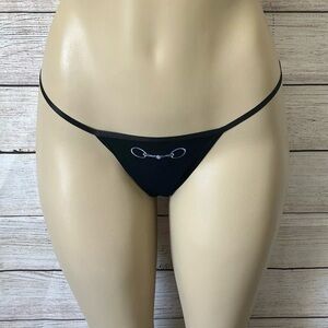 Epona Easy G-String Black Panty  One Size Fits All